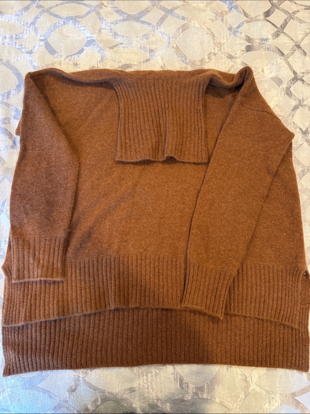 Women’s Cozy Brown Sweater 100% cashmere